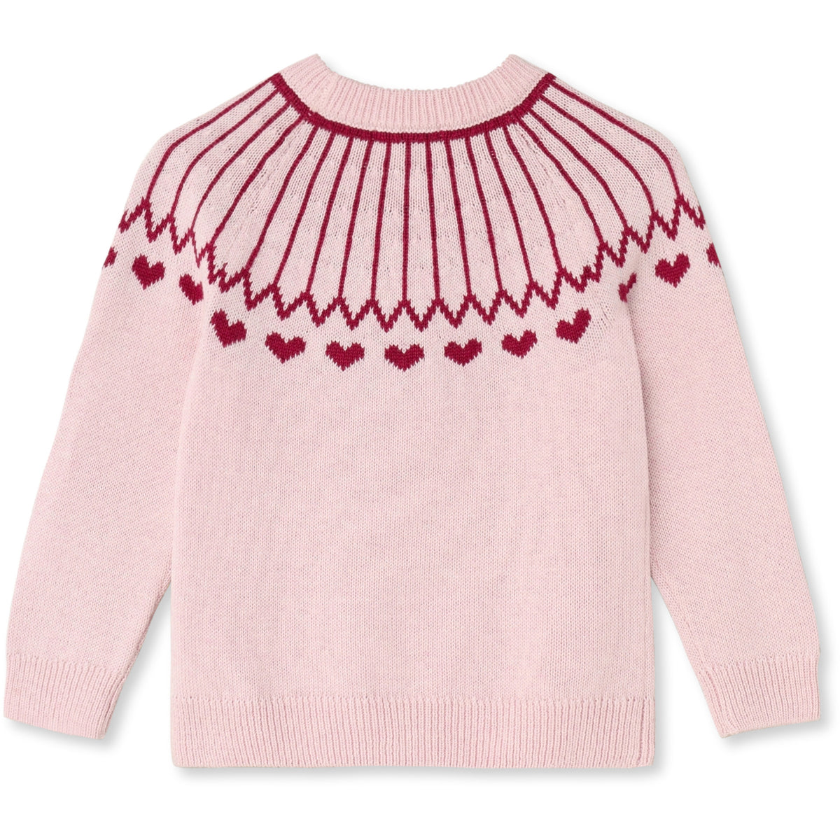 Fliink Smoke Rose / Red Bud Nova Heart Pullover