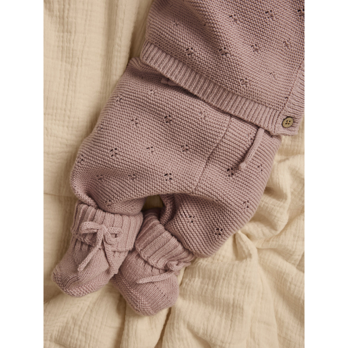 Lil'Atelier Adobe Rose Nbnlaguna Stickad Tossor Lil