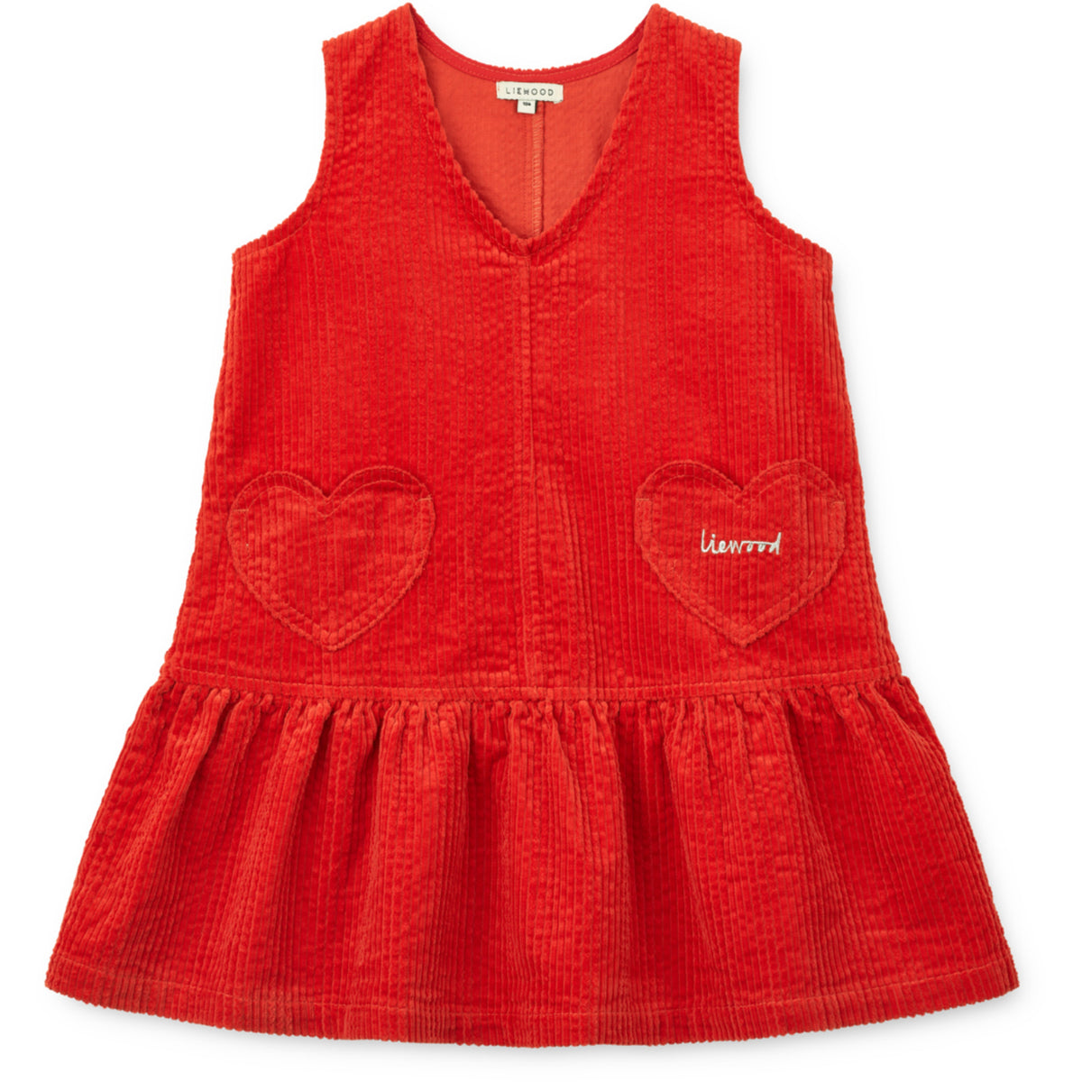 LIEWOOD Apple Red Arabella Corduroy Klänning