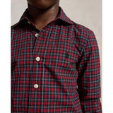 Polo Ralph Lauren #B7457 Red Green Multi Sport Skjorta