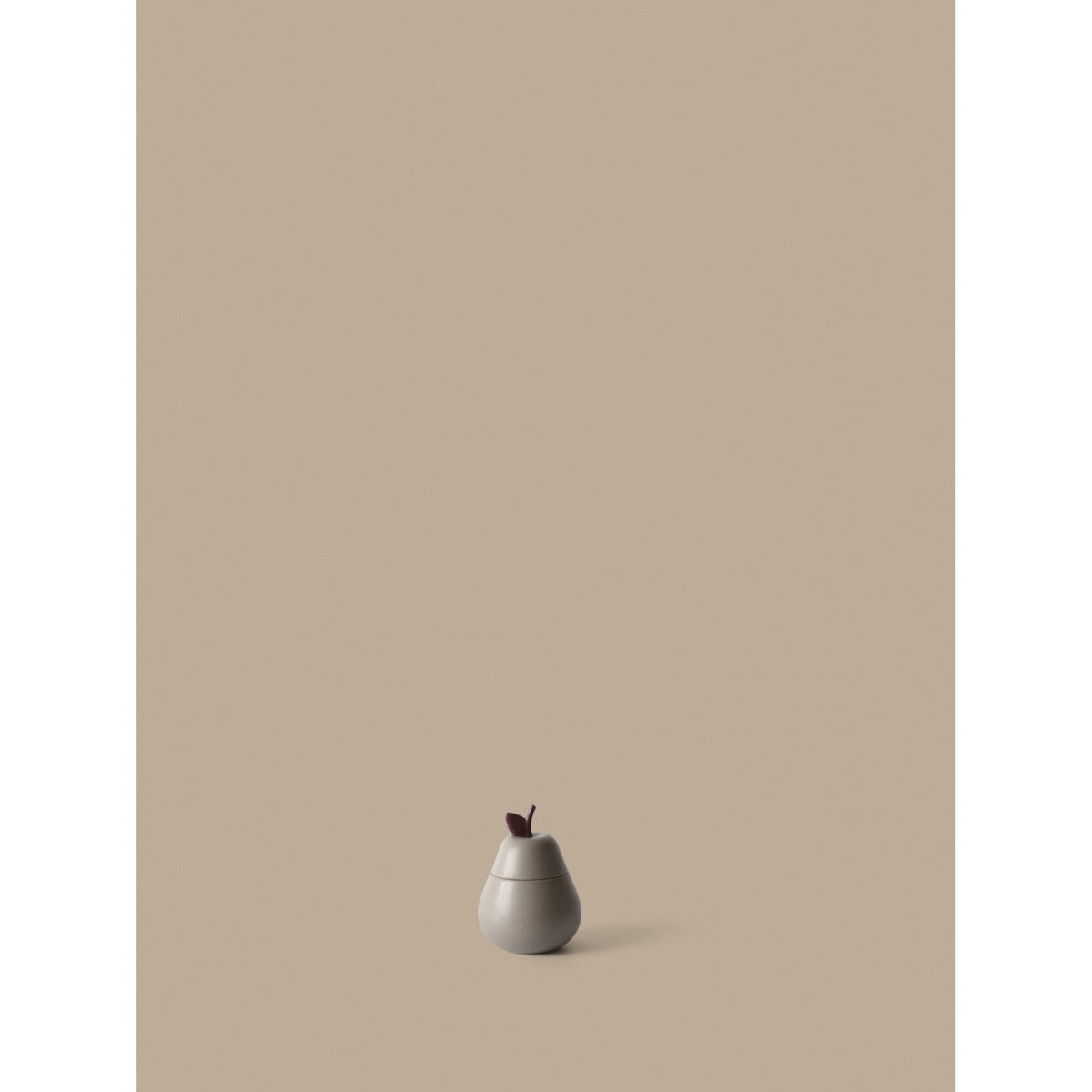 Ferm Living Cashmere Pear Ceramic Container D9.5