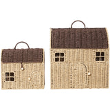 Ferm Living Natural/Dark Brown Casu Förvaring Houses 2 Pack