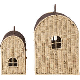 Ferm Living Natural/Dark Brown Casu Förvaring Houses 2 Pack