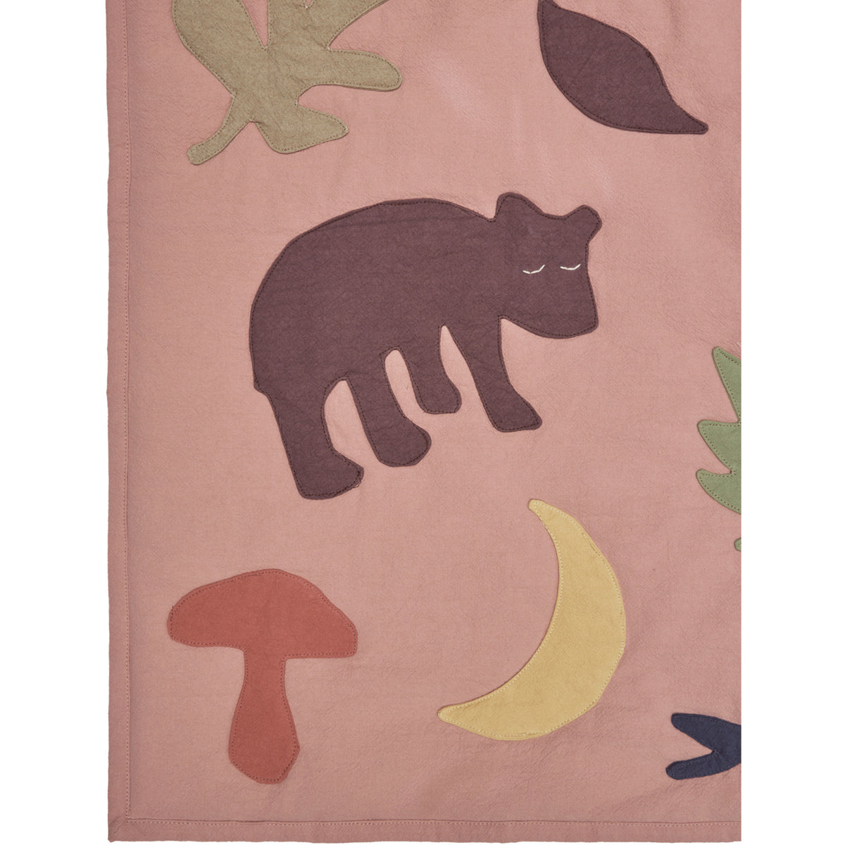 Ferm Living Rose/Multi Lunden Filt