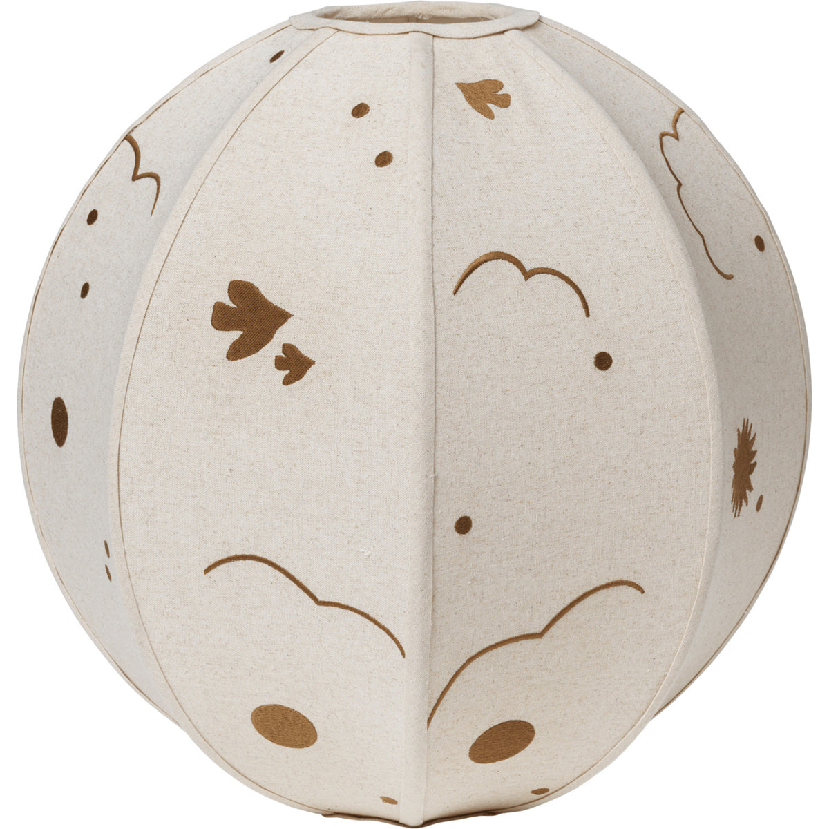 Ferm Living Natural/Bronze Skye Textil Lampshade