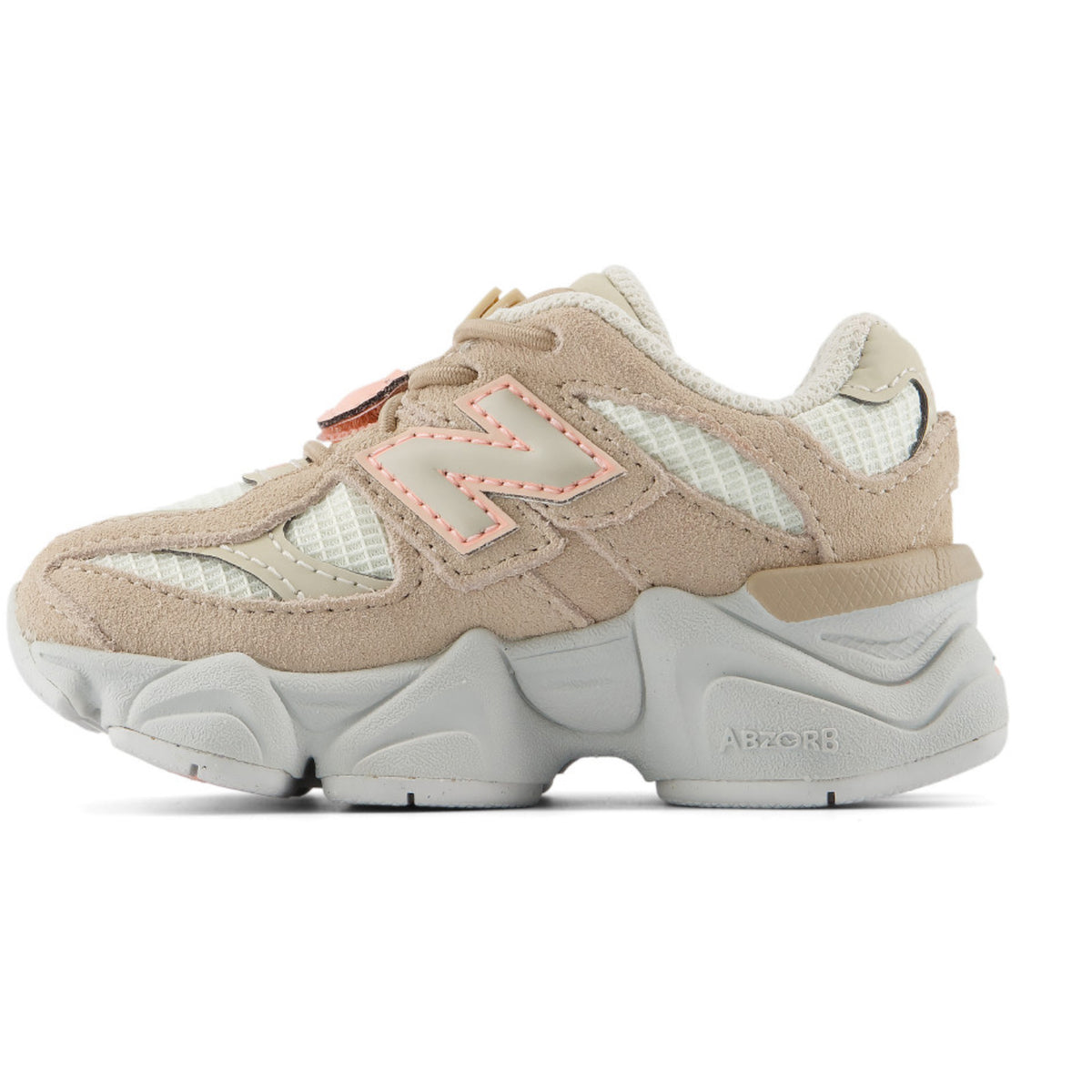 New Balance Mindful Grey 9060 Kids Bungee Lace