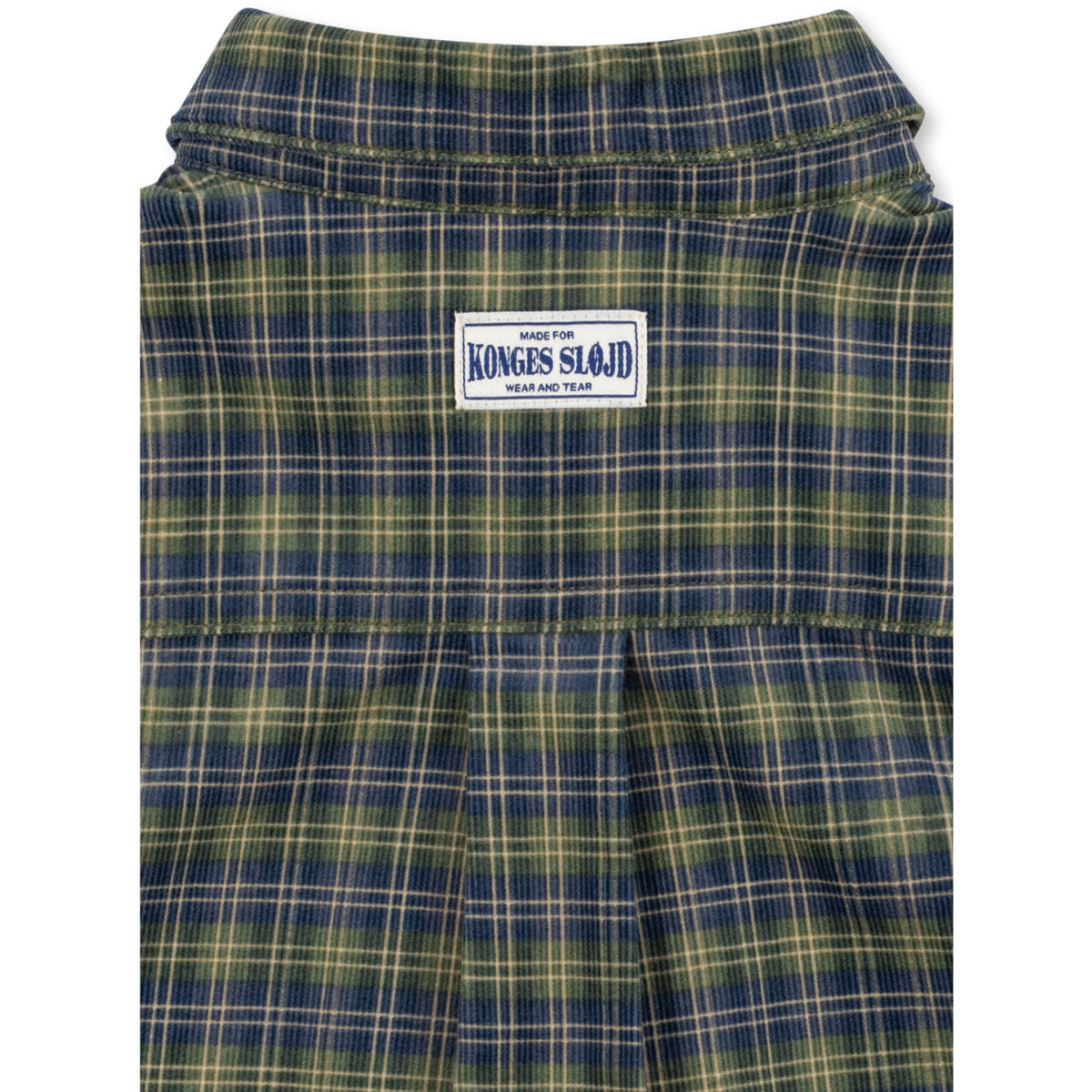 Konges Sløjd Laurel Blue Check Cara Ls Skjorta Gots