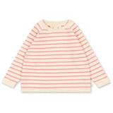 Konges Sløjd Peony Butter Stripe Buma Stickad Sweater Gots