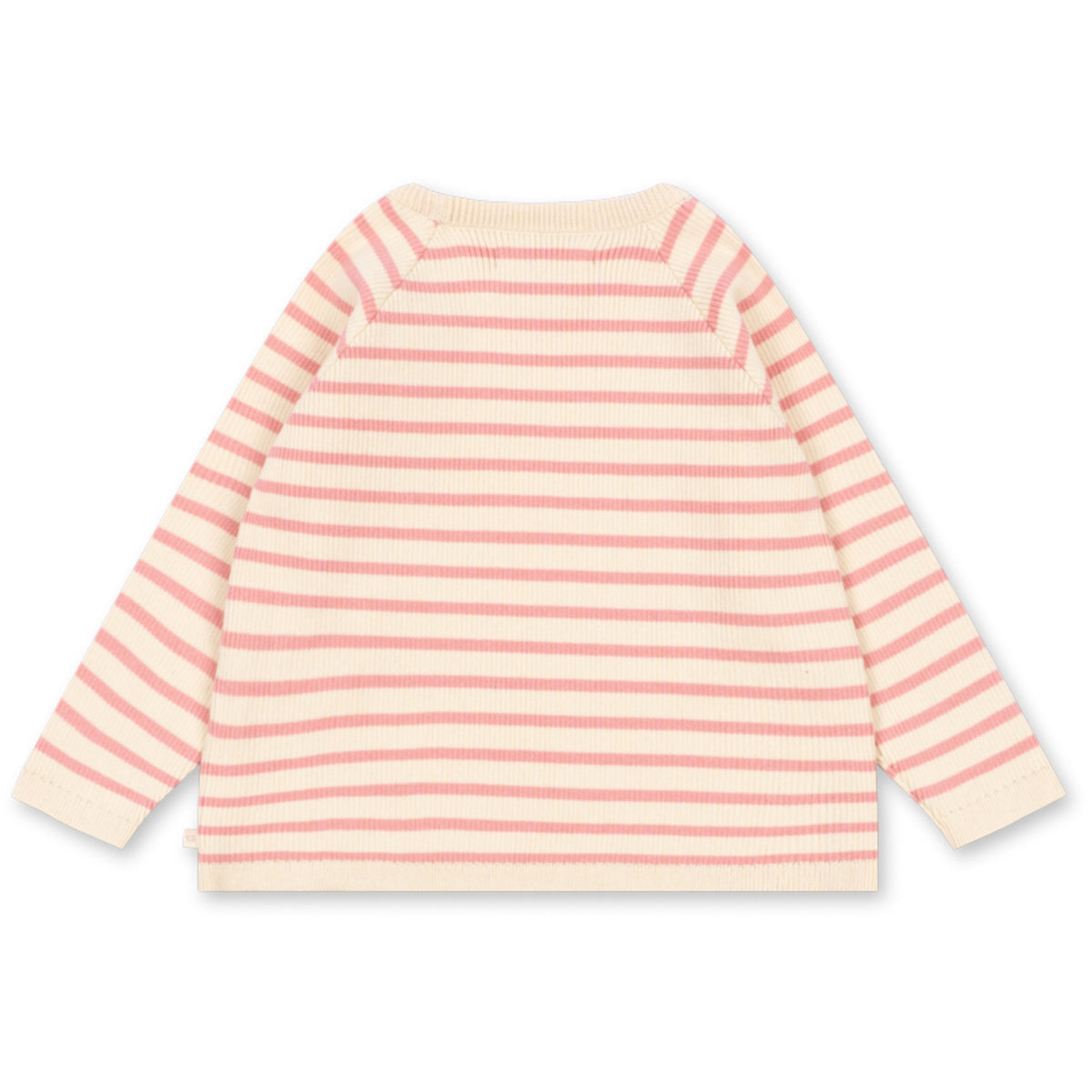 Konges Sløjd Peony Butter Stripe Buma Stickad Sweater Gots