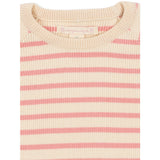 Konges Sløjd Peony Butter Stripe Buma Stickad Sweater Gots