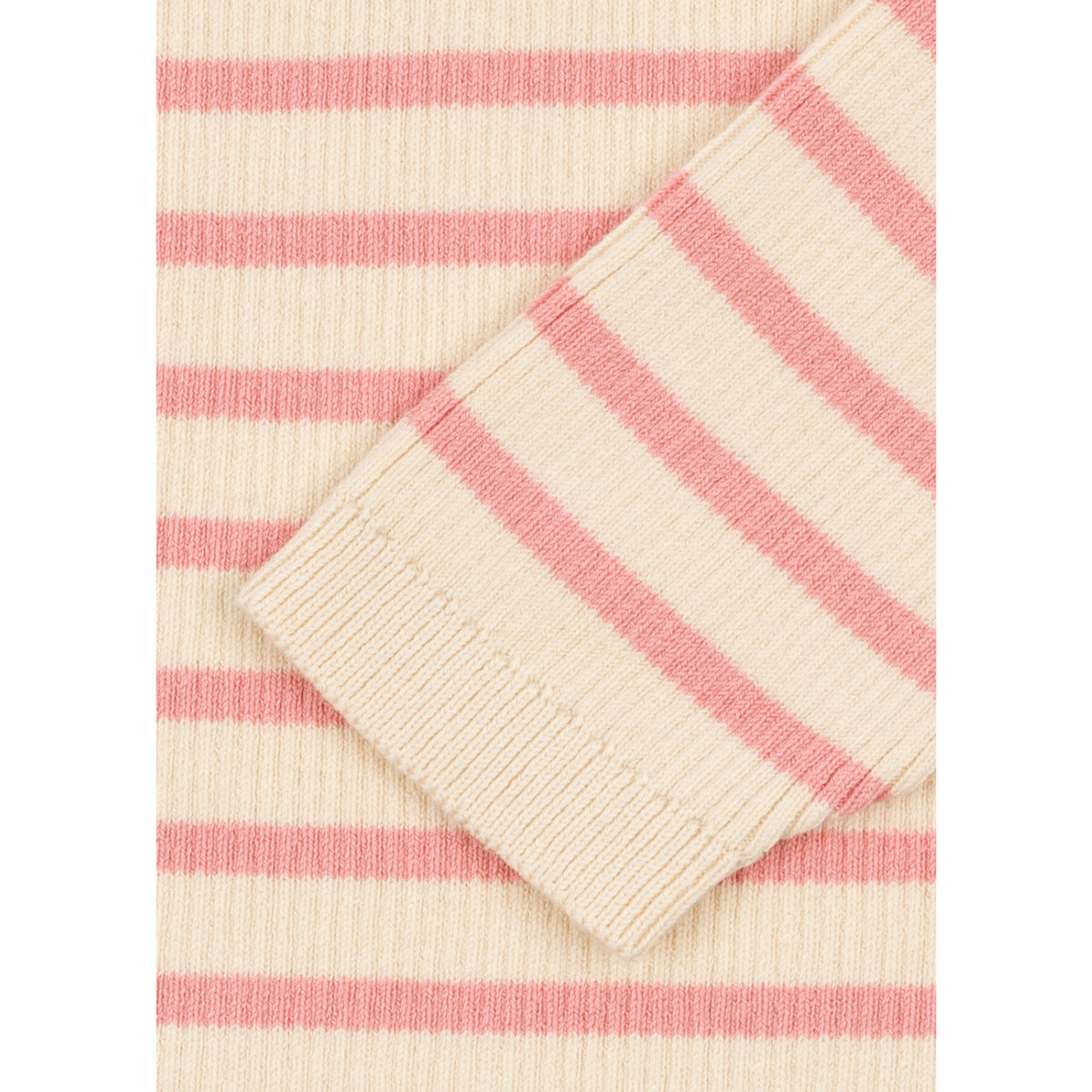 Konges Sløjd Peony Butter Stripe Buma Stickad Sweater Gots