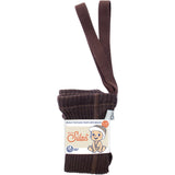 Silly Silas Wooly Footless Strumpbyxar Med Braces Espresso Brown