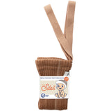 Silly Silas Wooly Footless Strumpbyxar Med Braces Cappuccino