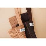 Silly Silas Wooly Footless Strumpbyxar Med Braces Espresso Brown