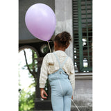 Silly Silas Footless Bomull Strumpbyxar Med Braces Misty Blue Patterned