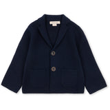 Konges Sløjd Dark Navy Gabriel Stickad Blazer Gots