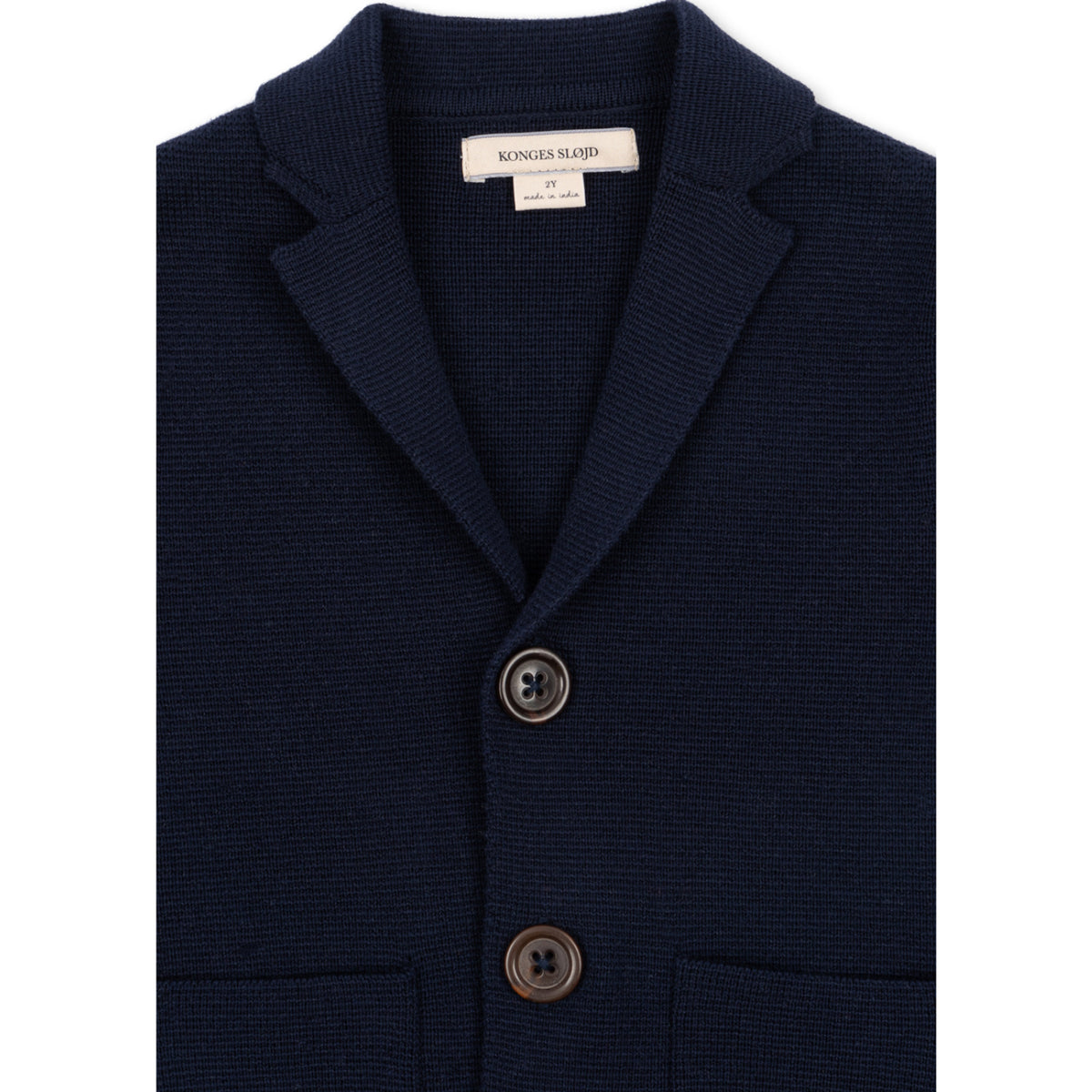Konges Sløjd Dark Navy Gabriel Stickad Blazer Gots