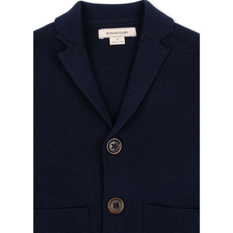 Konges Sløjd Dark Navy Gabriel Stickad Blazer Gots