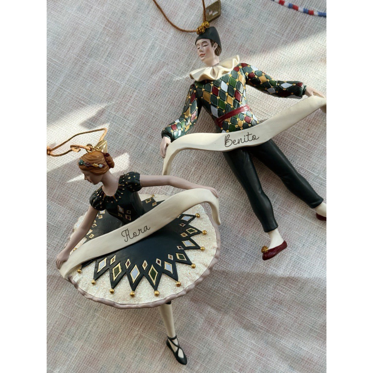 Konges Sløjd Multi Christmas Ornament Harlekin Ballerinaskor