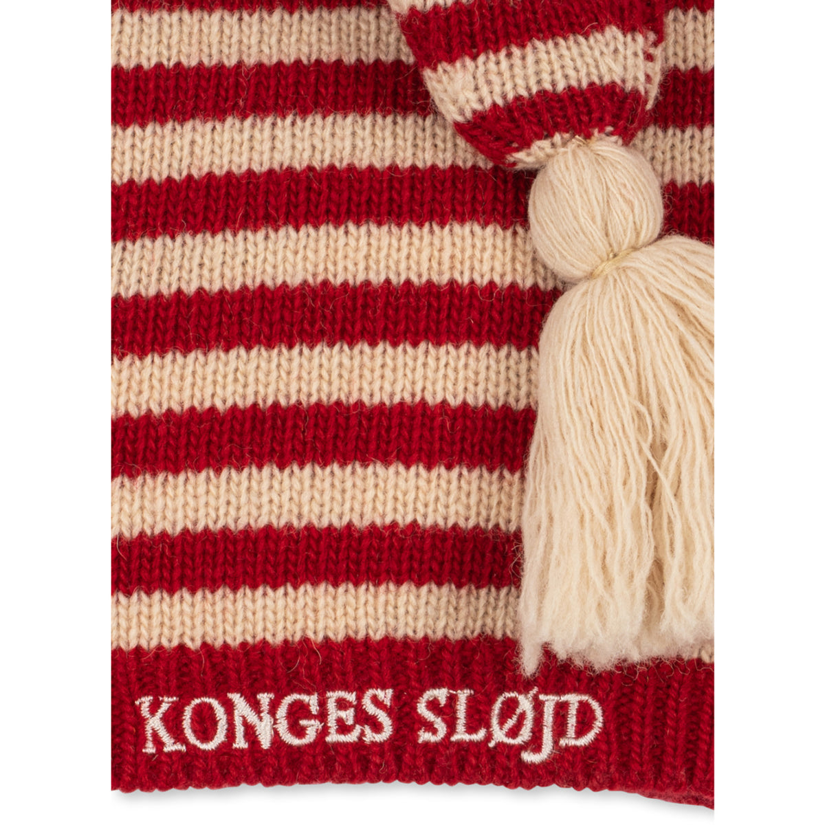 Konges Sløjd Christmas Stripe Christmas Stickad Mössa