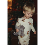 Konges Sløjd Teddy Bear Basic Blouse/Pants Sett Gots
