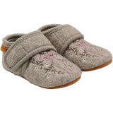 En Fant Sand Melange-Beige Ull Tossor M/ Embroidery