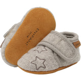 En Fant Sand Melange-Beige Ull Tossor M/ Embroidery