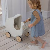 Sebra Classic White Doll's Sittvagnar Wooden