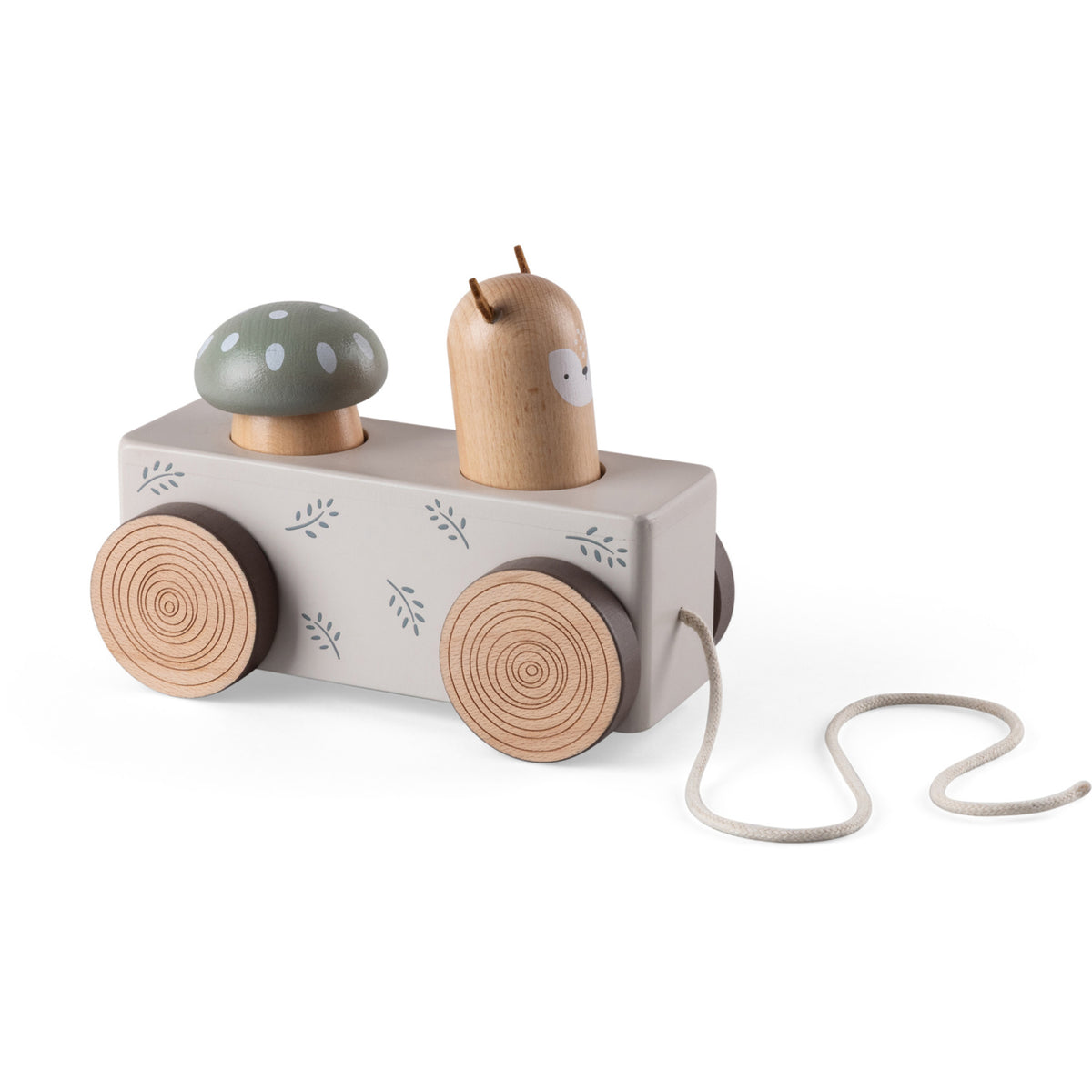 Sebra Woodland Pop-Up Pull-Along Leksak Wooden Fsc™️ 100%