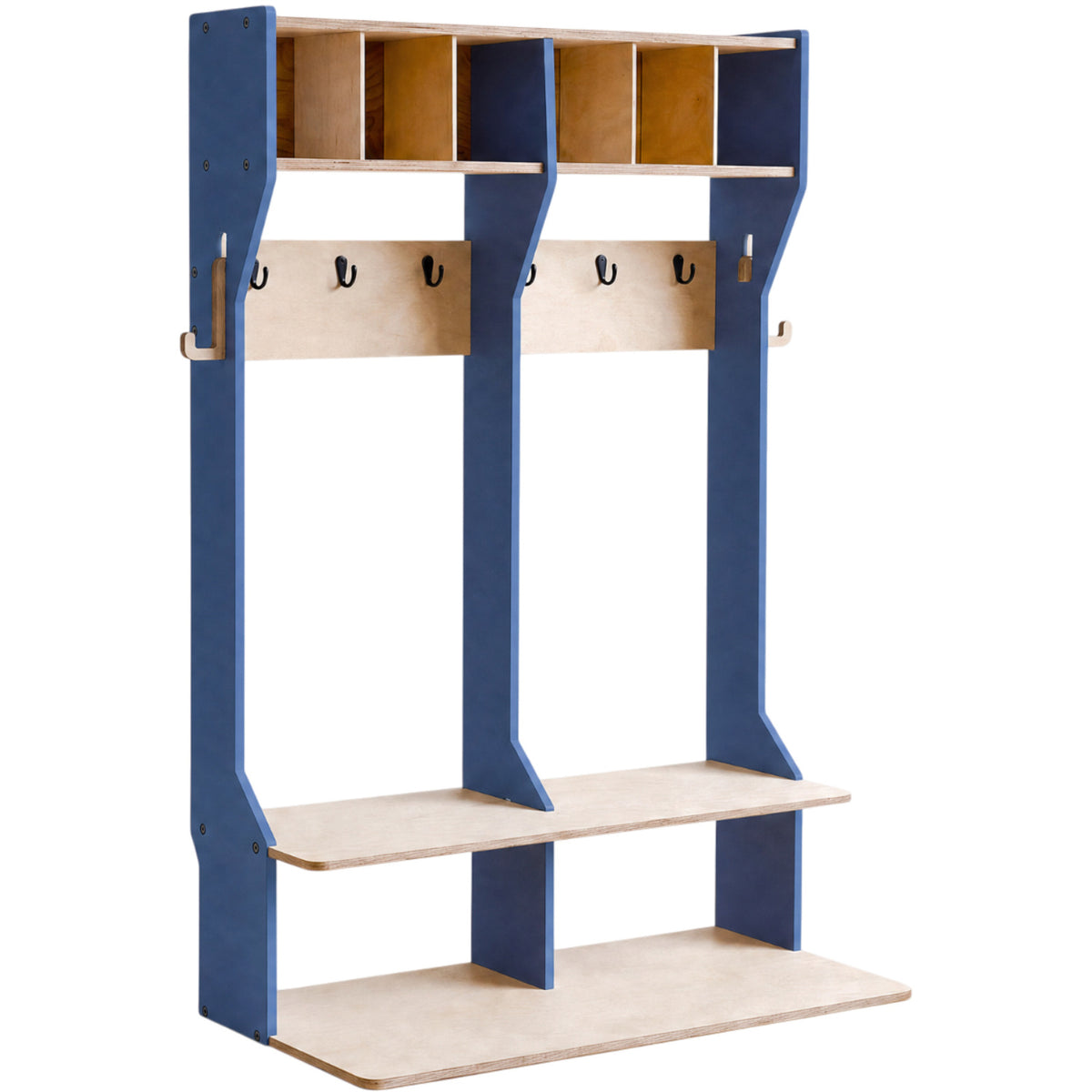 Duck Woodworks Blue Garderobe Outerwear Dubbel