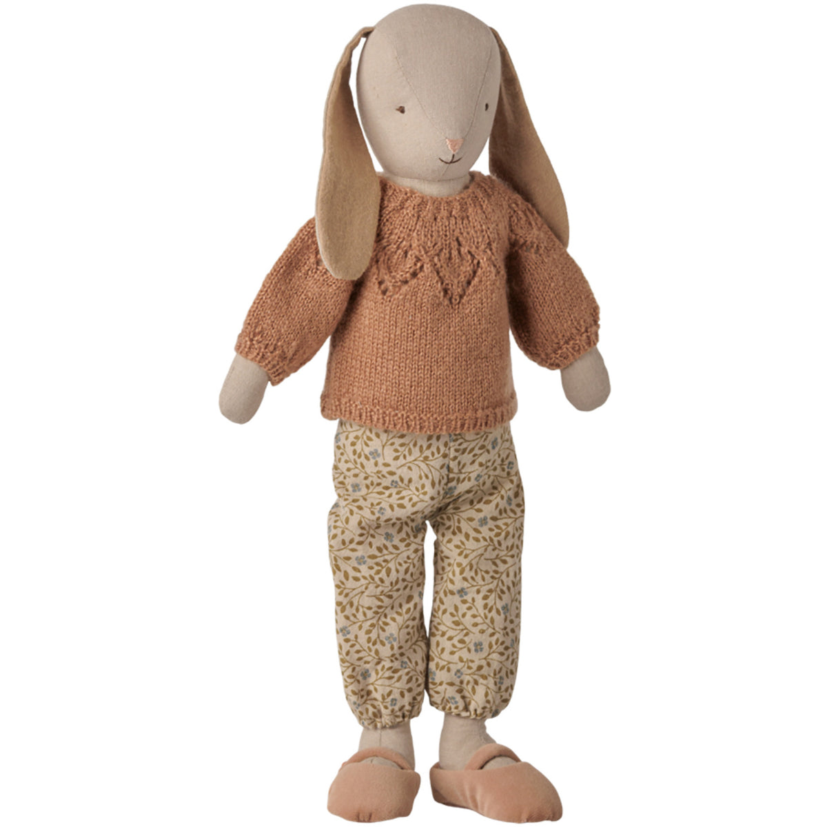 Maileg Kanin, Str. 3 - Klassisk - Byxor Og Stickad Sweater