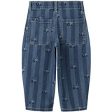 Name It Medium Blue Denim Tractor Nmmben Barrel Jeans 6699-Qn