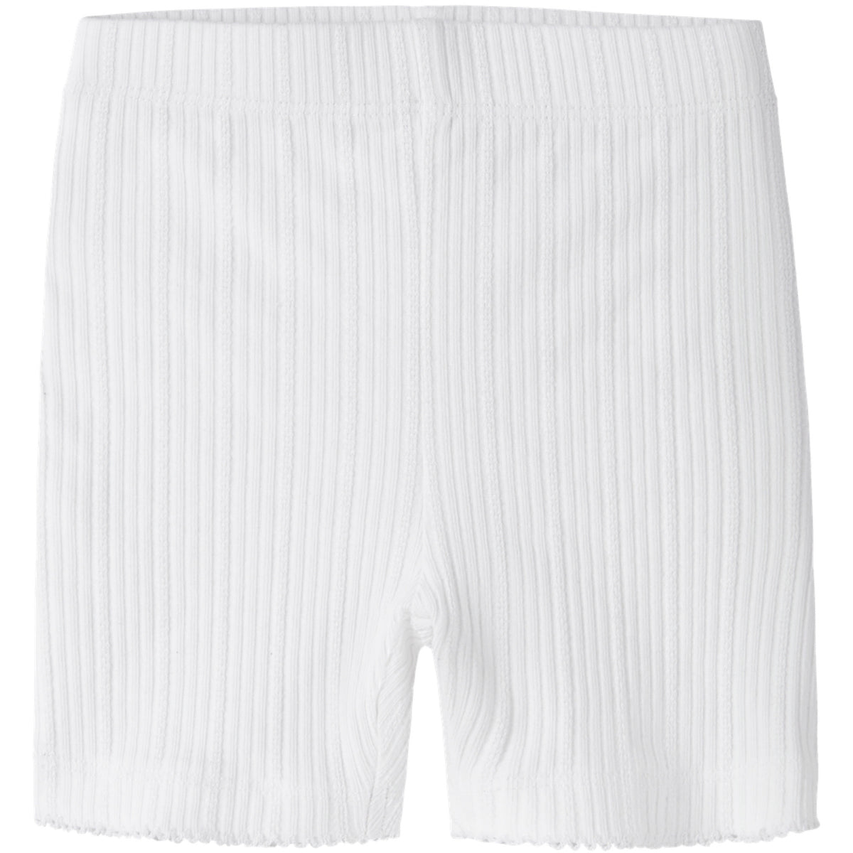 Name It Bright White Nmfjudy Slim Biker Shorts