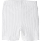 Name It Bright White Nmfjudy Slim Biker Shorts