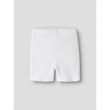 Name It Bright White Nmfjudy Slim Biker Shorts