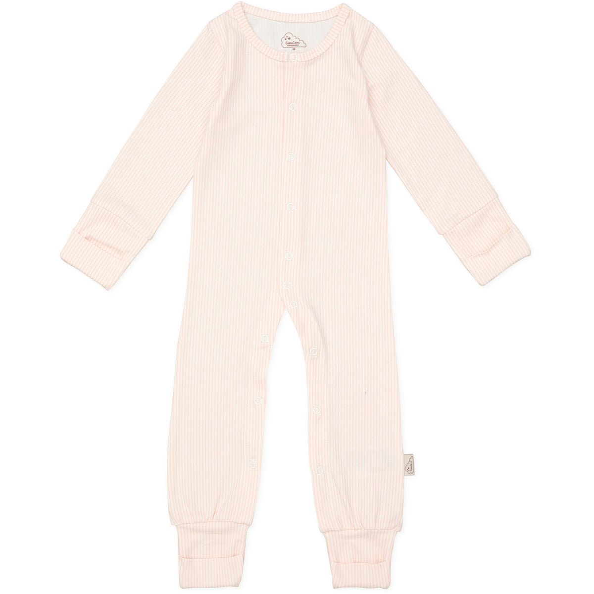 Cam Cam Copenhagen Classic Stripes Rose Baby Onesie Ellinor