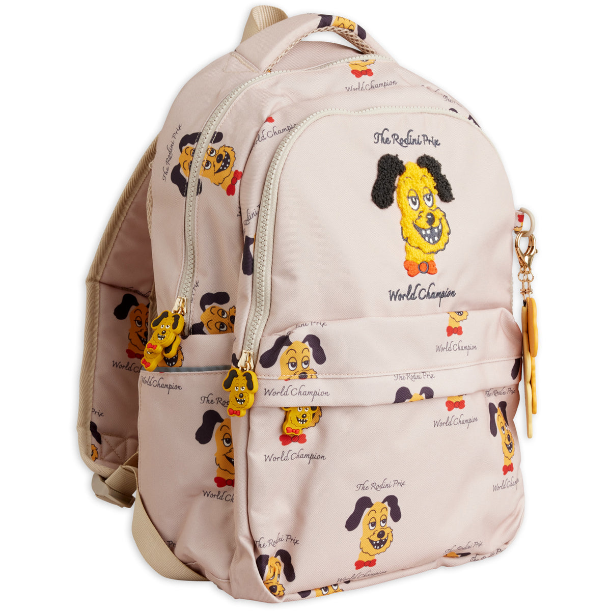 Mini Rodini Beige Rodini Prix Aop School Ryggsäck
