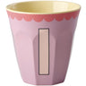 Rice Melamin Kopp Med The Letter I - Vintage - Lavender - Medium - 250 Ml