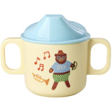 Rice Melamin 2 Handle Baby Kopp Med Blue Musik Band Print - 250 Ml