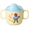 Rice Melamin 2 Handle Baby Kopp Med Blue Musik Band Print - 250 Ml