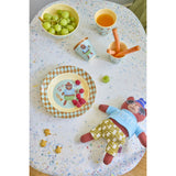 Rice Melamin Kids Skål Med Blue Musik Band Print - 250 Ml