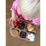 Rice Rustfrit Stål 5 Room Tallrik Med Pink Fun Fair Laser Print