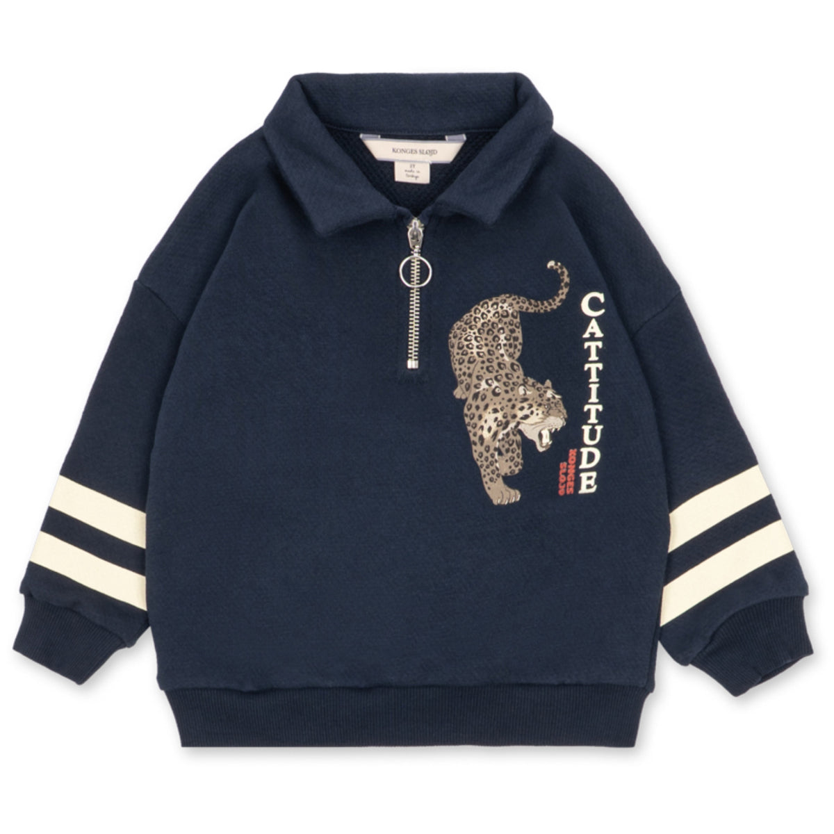 Konges Sløjd Navy Blazer Loupy Half Zip Pikétröja Ocs