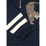 Konges Sløjd Navy Blazer Loupy Half Zip Pikétröja Ocs