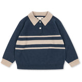 Konges Sløjd Dark Blue Stripe Basi Pikétröja