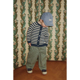 Konges Sløjd Blue Stripe Billi Stickad Cardigan