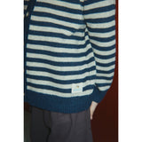 Konges Sløjd Blue Stripe Billi Stickad Cardigan