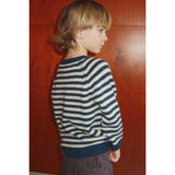 Konges Sløjd Blue Stripe Billi Stickad Cardigan