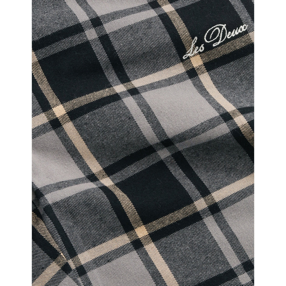Les Deux Kids Grey Melange Check Casual Byxor KIDS