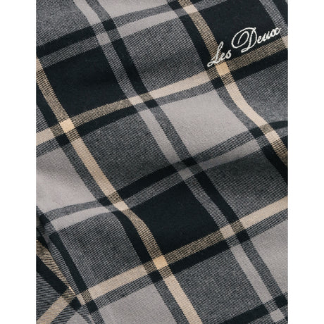 Les Deux Kids Grey Melange Check Casual Byxor KIDS
